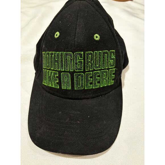 John Deere Men's Adjustable Hat nothing runs like a deere utility - Picture 1 of 4